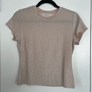 Reformation Metallic T Shirt